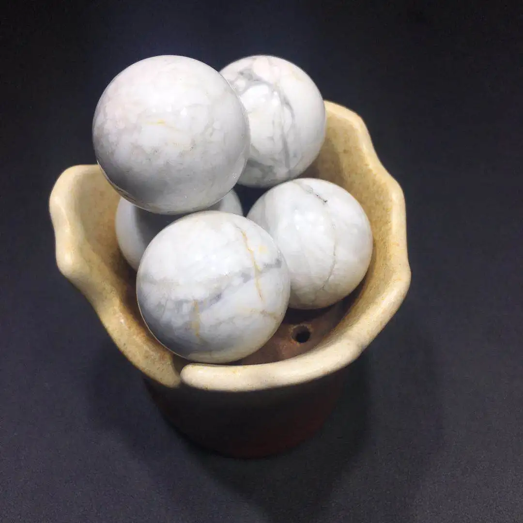 26 мм howlite драгоценный камень мини шар howlite мини сфера для украшения дома