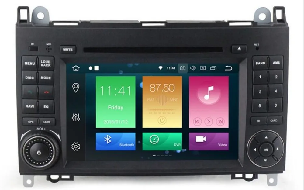 Perfect IPS 2G+32/16G Android 8.1 Car CD DVD Player For Mercedes Benz Sprinter B200 B-class W245 B170 W209 W169 GPS Radio Multimedia 3