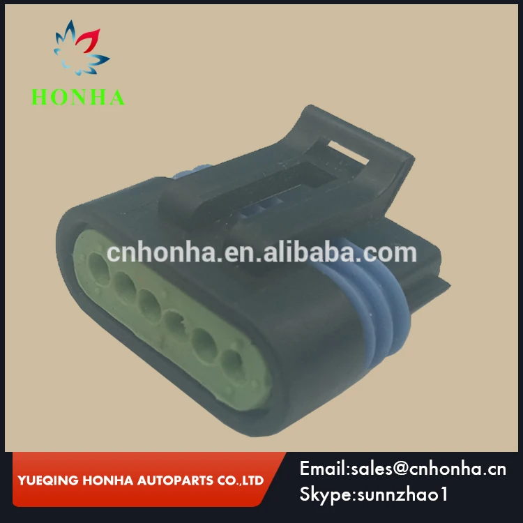 

10 шт. 6 контактов для Delphi автомобильный водонепроницаемый разъем Гнездовой электронный педаль акселератора разъемы 12066317 12162261