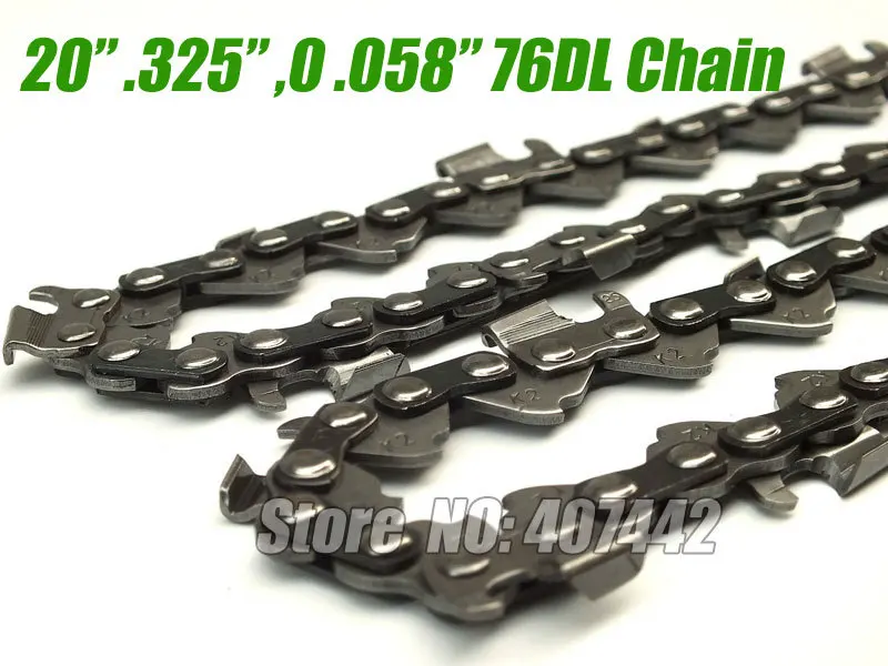 20 inches CHAIN FITS CHINESE CHAINSAW 4500 5200 .325 0.058