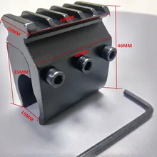 Тактический однотрубный винтовка Пикатинни Вивер база для рейки адаптер 20 мм рейка крепление пистолет прицел конвертер лазерный прицел фонарик
