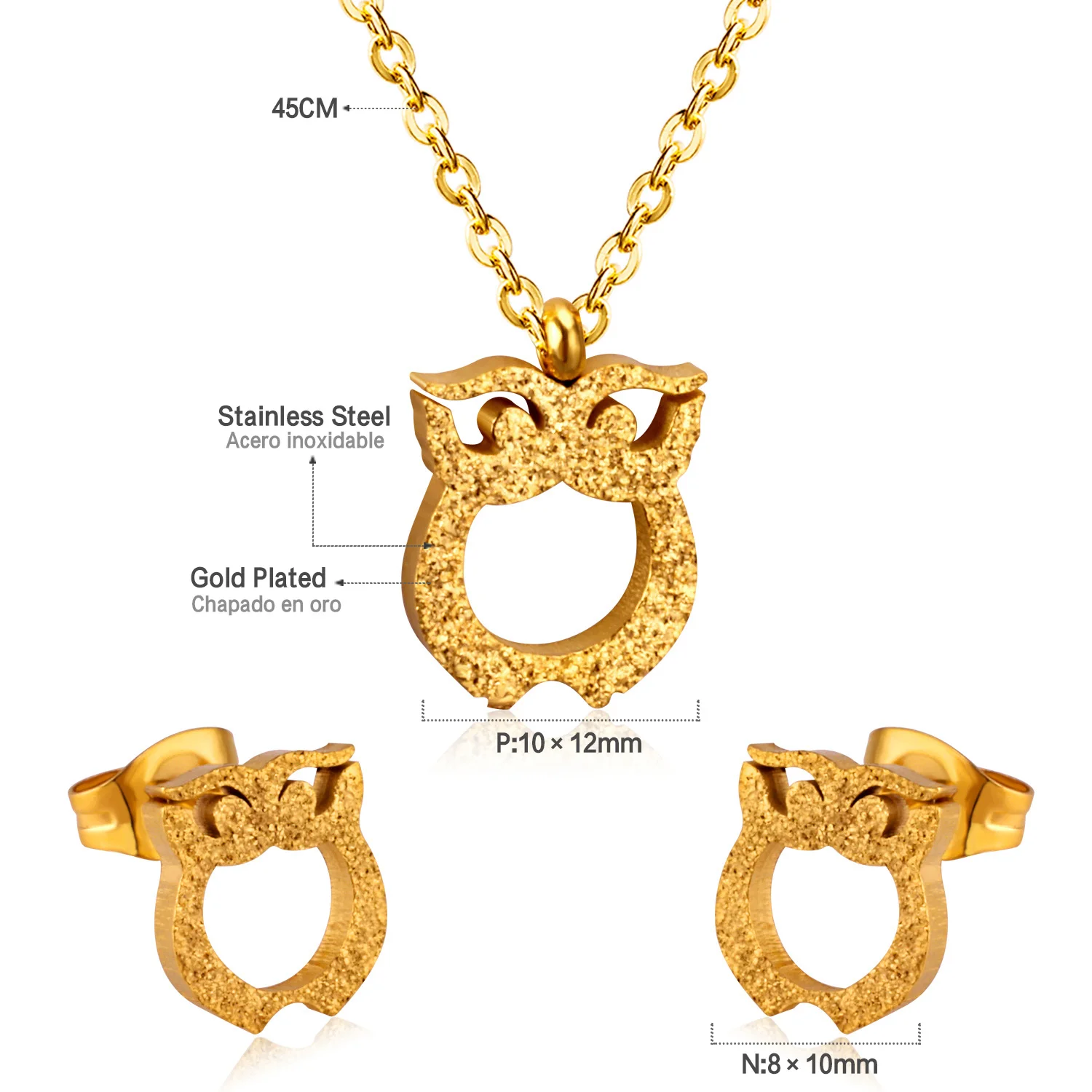 Изысканные Ювелирные наборы LUXUSTEEL белый/черный кубический цирконий кулон в виде