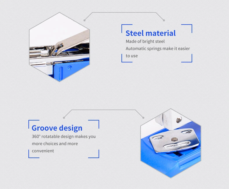 Металл руководство стандартный степлер 24/6 Штапельная бумага переплет книга степлинг машина офисная прищепка поставки цвет случайный ST1103
