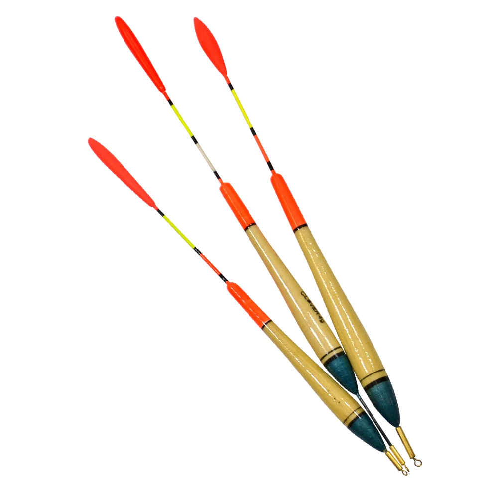 

FISH KING 3PCS/Lot 3g 5g 6g Balsa Fishing Float Carp/Course Flotteur Peche Floats Buoyage Marine Float Boyas Pesca Acesorios