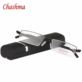 

NEW 2016 TR90 Glasses Men/Women Oculos de grau Half Frame Brush Pot Reading Glasses Strength +1.0 - +3.5