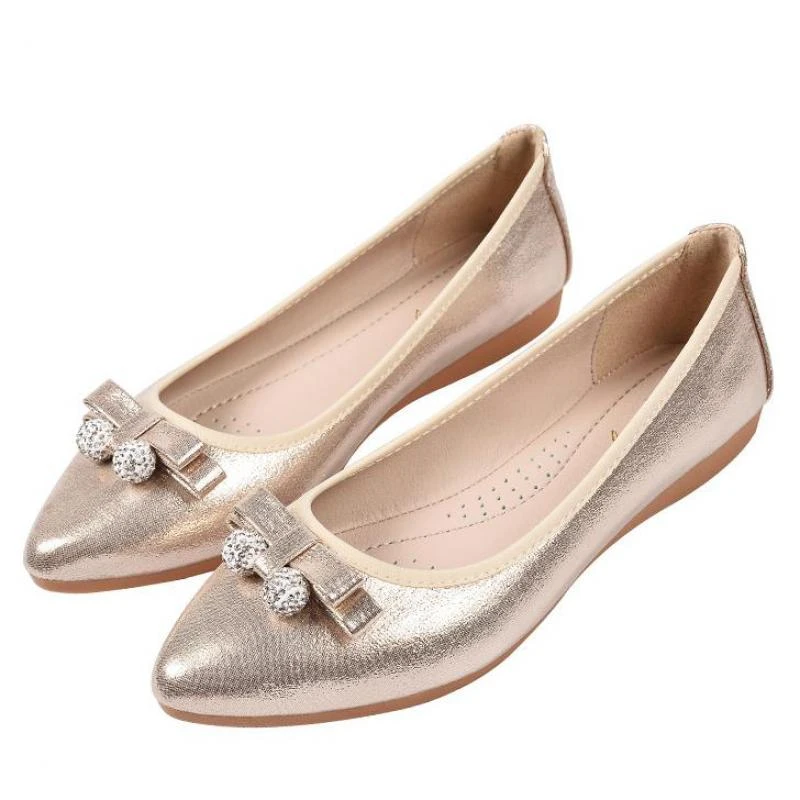 silver flat loafers
