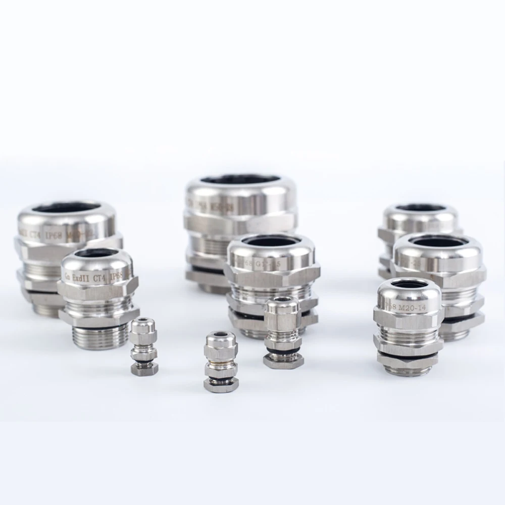

1/4" 3/8" 1/2" 3/4" 1" 1-1/4" 1-1/2" BSP Cable Gland Waterproof Explosion Proof Connector Stainless 304 Homebrew