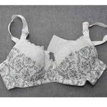 Fibra de bambu sutiã de enfermagem maternidade alimentação para mulheres grávidas flor rendas underwire underwire anti flacidez gravidas