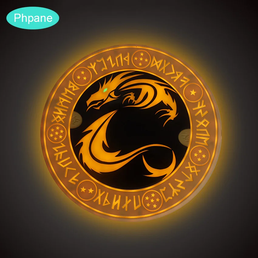 

With Bluetooth Speaker QI 10W Fast Wireless Charger Dragon Ball Circle Magic Array Wireless Charger Pad Charging Cradle For Mi9