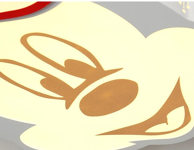 Модный светодиодный Люстра с рисунком из мультфильма, милый детский потолочный светильник для спальни, Детский Светильник с Микки Маусом, AC85-265V