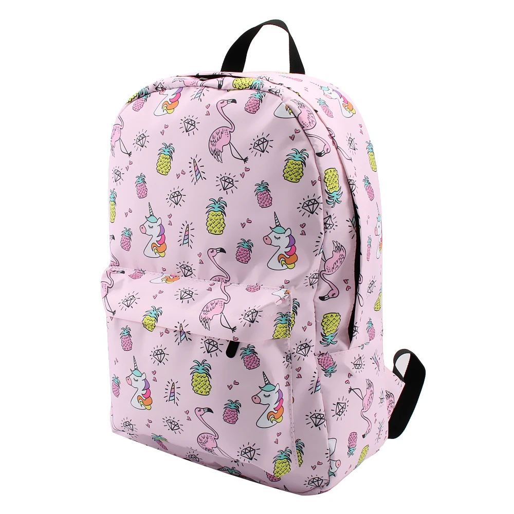 Deanfun сумка набор рюкзак для девочек с единорогом водонепроницаемый Фламинго рюкзаки Подростковая школьная сумка дропшиппинг 80043 + 60200 + 51482