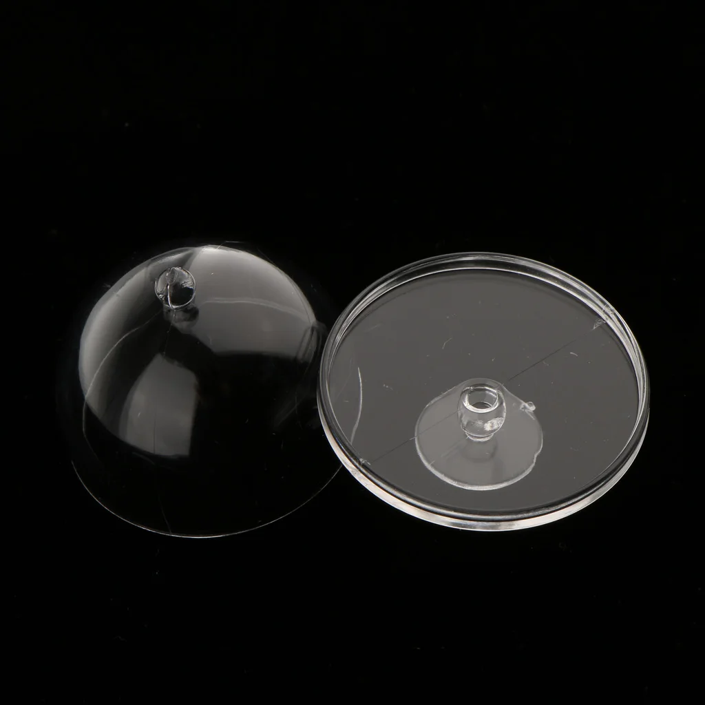 Dollhouse Miniature 1/12 Scale Clear Dessert Snack Can with Half Round Lid