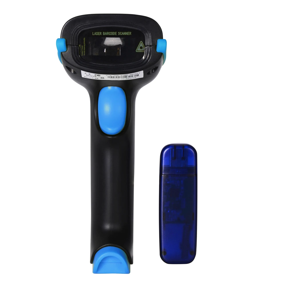 Handheld sem Fio Reader para Android Barcode Scanner Iso Windows Computador – Telefone Frete Grátis Usb 2.4g 1d