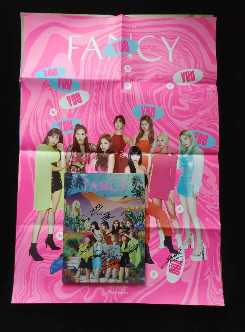 Hand Signed Twice Autographed Fancy You Mini7th Album Cd Signed Poster Photo Photo Albums Aliexpress