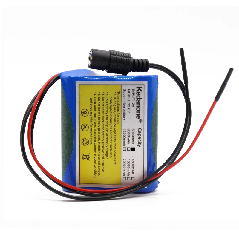 12 V 3000 mAh 18650 литий-ионная аккумуляторная батарея для камеры видеонаблюдения 3A батареи+ 12,6 V зарядное устройство+ Бесплатные покупки