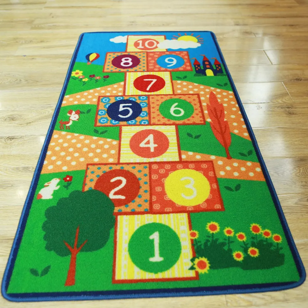 Нескользящий ковер hopscock прыгающая решетка для детской комнаты игровая Подушка Коврик развивающий коврик Мягкие пазлы ковры для детей