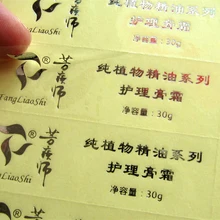 Заказной водонепроницаемый глянцевый прозрачный виниловый стеклянный наклейка с изображением флакона