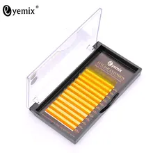 Exaggrated этап Книги по искусству Макияж wimper расширение Инструменты takma kirpik желтый цвет Танец искусственного CILS Хэллоуин ресниц расширение ресницы