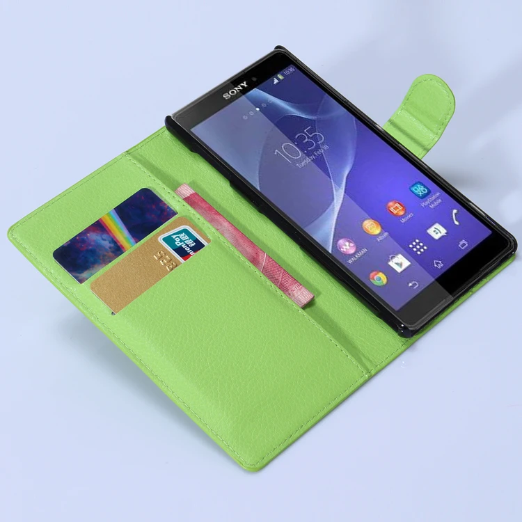 Кожаный чехол для Sony Xperia Z3 L55T D6603 D6633 Роскошный Ретро флип Z 3 Capa роскошный бумажник