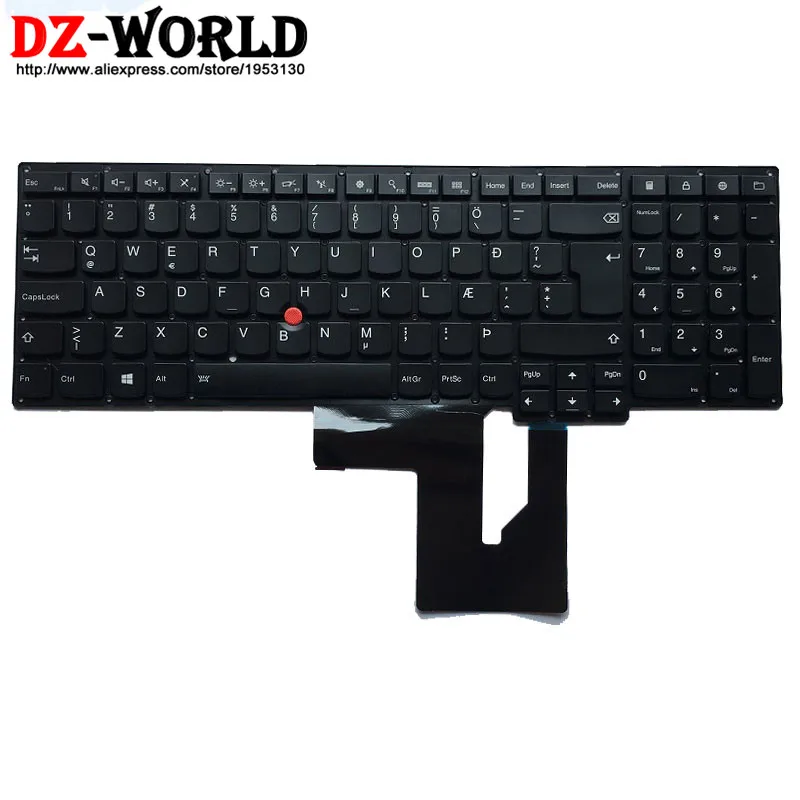 Оригинальная клавиатура для Lenovo Thinkpad S5 S531 S540 Исландская без подсветки Teclado 04Y2253