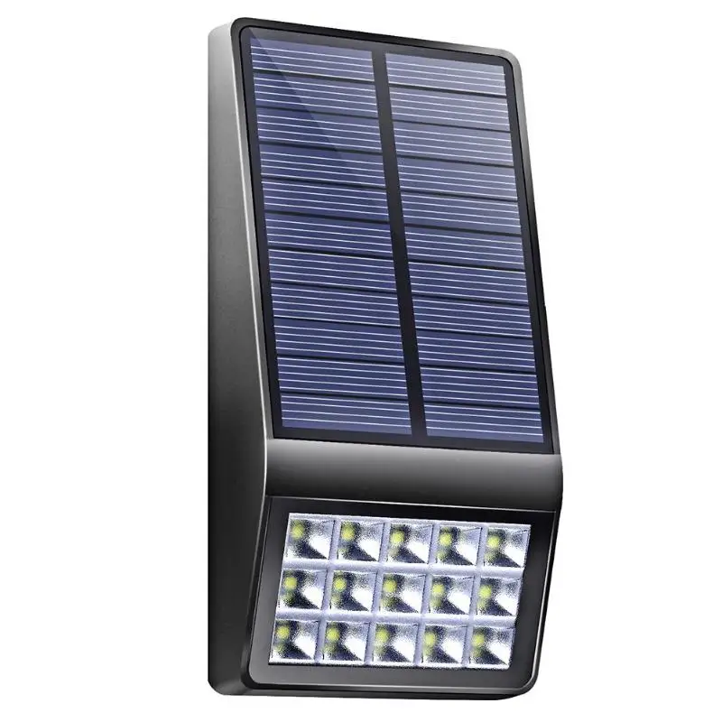 15LED солнечный датчик движения настенный светильник Открытый водонепроницаемый уличная садовая лампа Солнечный свет безопасность