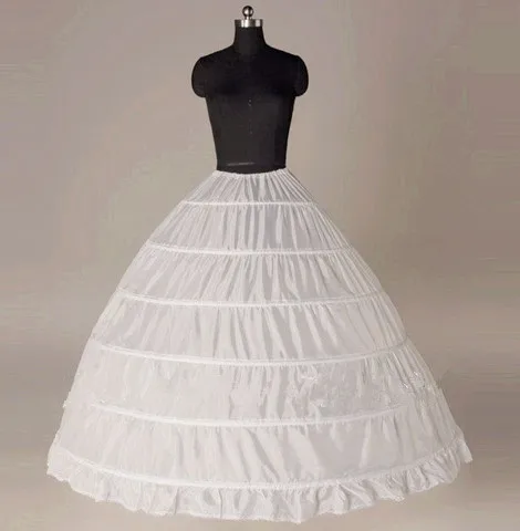 crinoline wedding gown