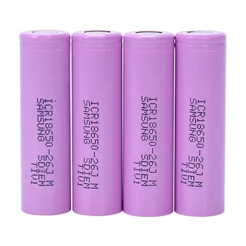 

4pcs 3.7V 2600mAh 18650 rechargeable li-ion Battery For ICR18650-26F ICR18650 26F 2600 mAH batteries