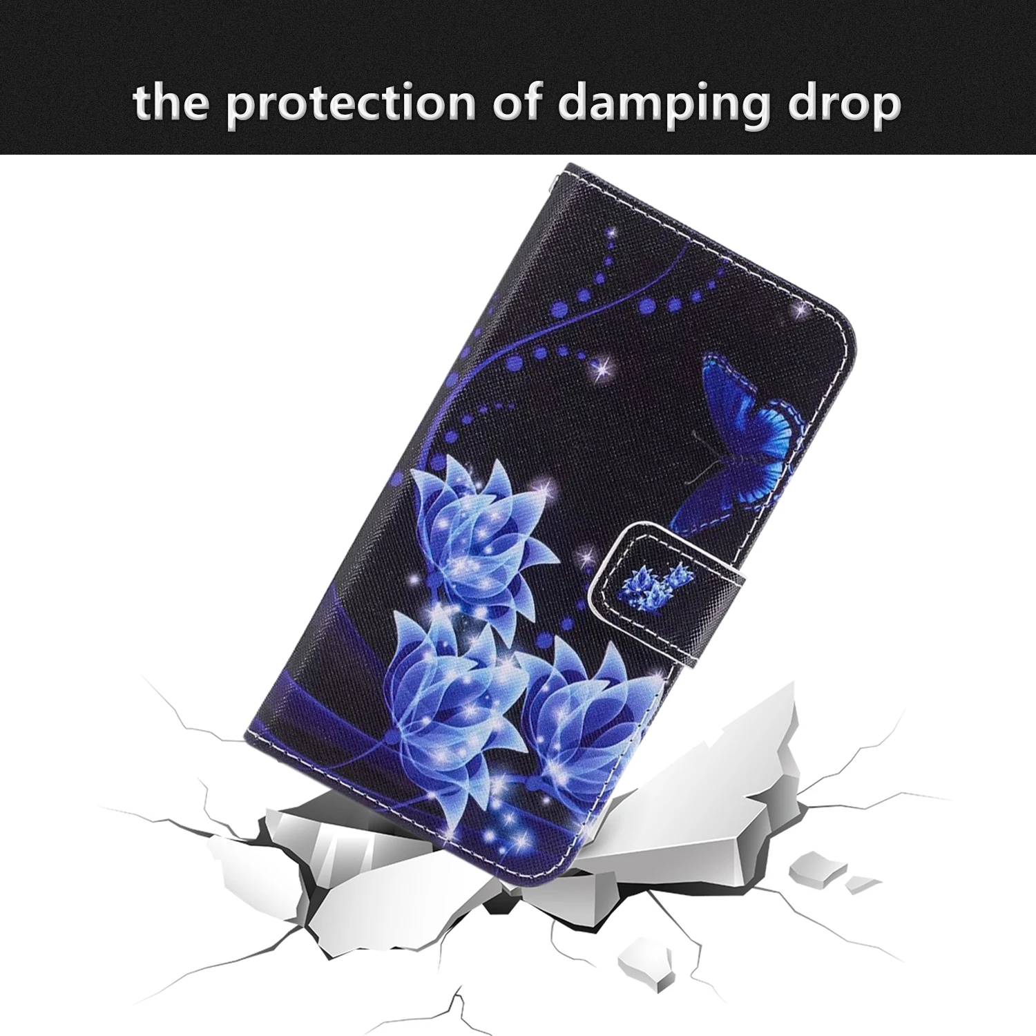 Роскошный кожаный флип кошелек с цветами мягкий ТПУ чехол для Samsung Galaxy J1 J3 J5 J7 2015