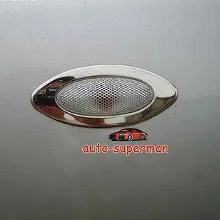 

Chrome side signal Turn lamp light Trims For Toyota Corolla 2009 2010 2011