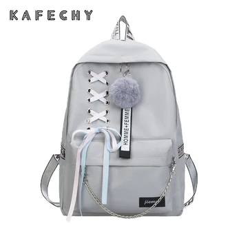 

Women Backpack High Quality Chain Backpacks School Bags Teenage Girls Casual Bagpack Mochila Men Travel Daypack Shoulder Bag