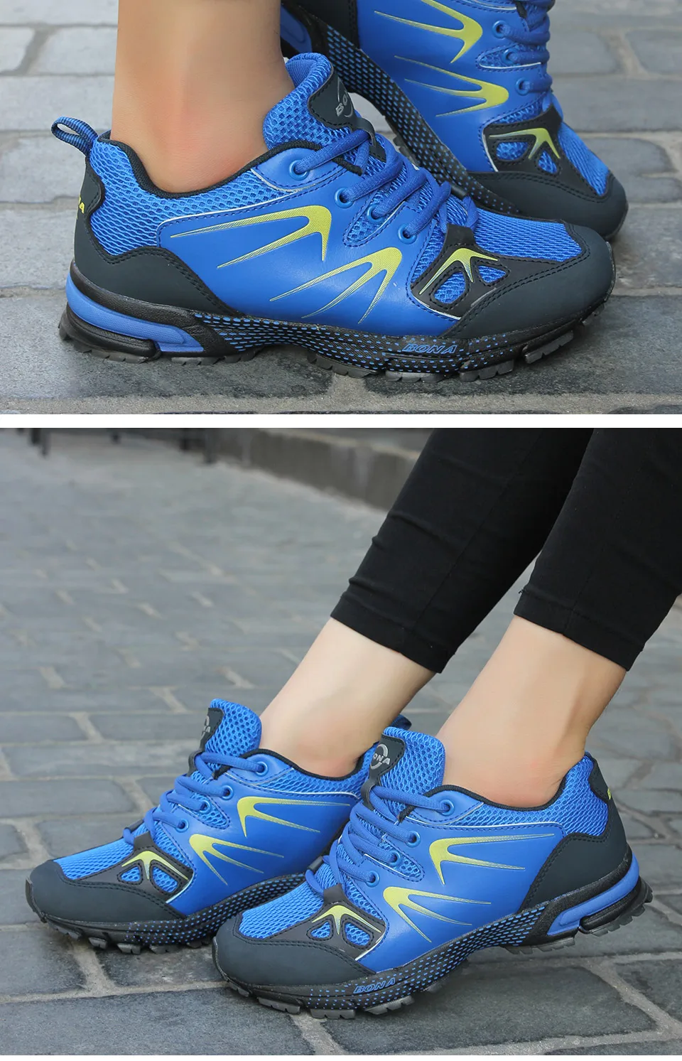 BONA/Новое поступление; женские кроссовки в классическом стиле; женская спортивная обувь на шнуровке; кроссовки для бега; светильник; Быстрая