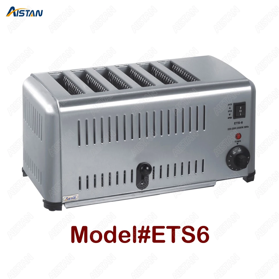 ETS4/ETS6 Electrical Commercial Bun Sandwich Bread Toaster Oven Machine For Kitchen Equipment