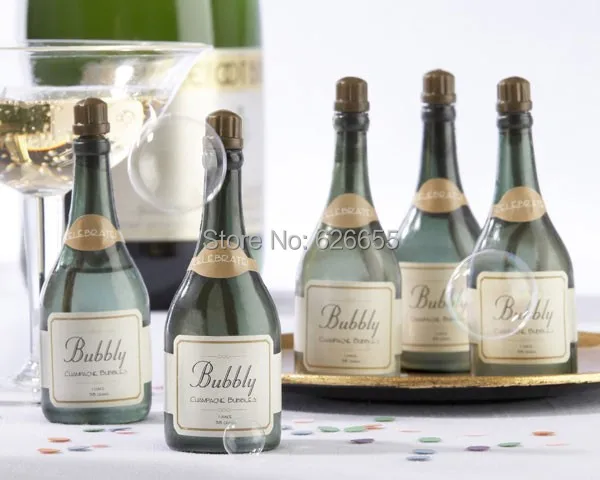 20 шт Мини пузырьки шампанского пустая бутылка для свадебной вечеринки сувениры на год