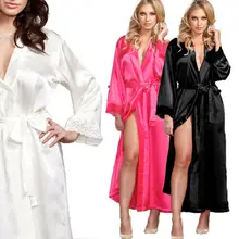 Женское сексуальное нижнее белье, шелковое кружевное платье, ночная рубашка