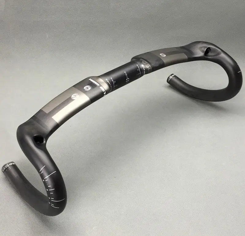 400//420//440mm Road Bike Handlebar Carbon Bicycle Racing Drop Bar Handlebar