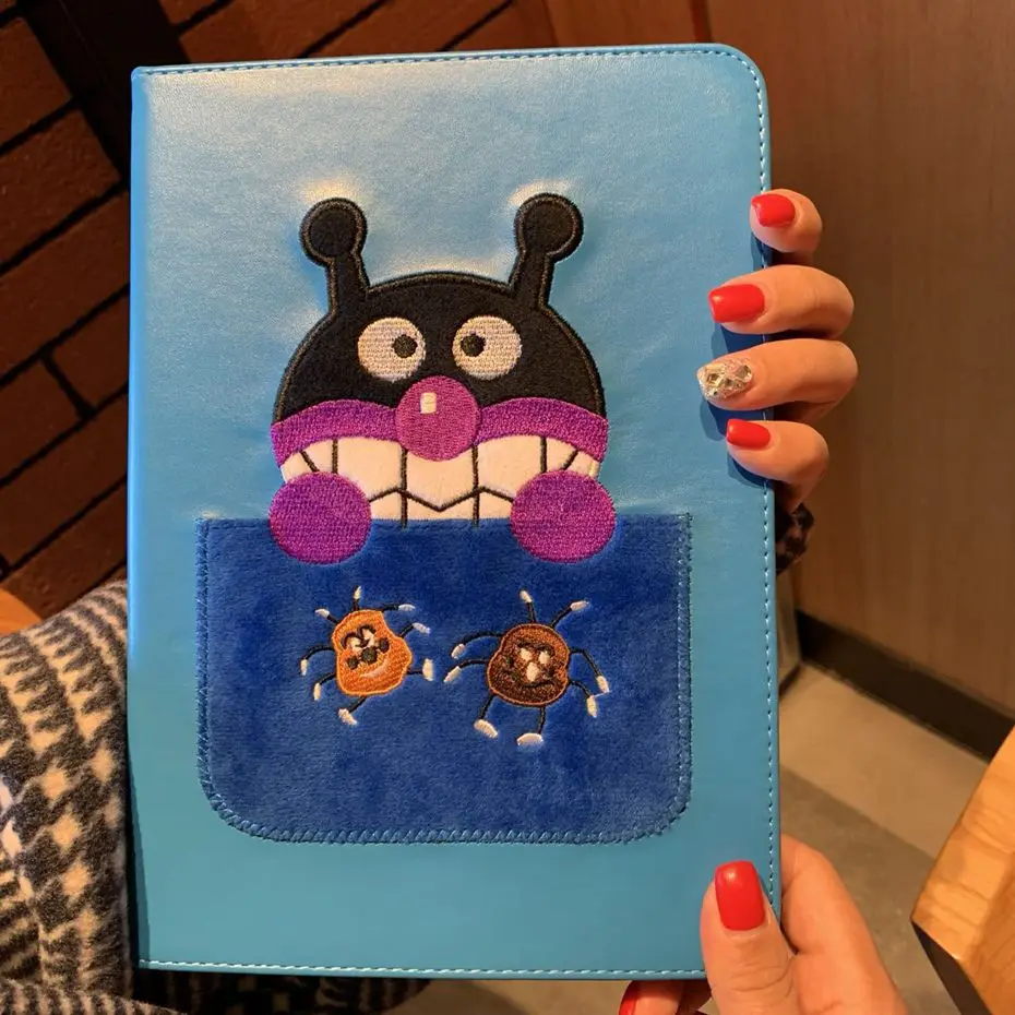 For ipad pro 11 case stitchwork Cartoon Anpanman Stand Protective TPU Cover for ipad pro 11 A1980, A2013, A1934, A1979 For ipad pro 11 case stitchwork Cartoon Anpanman Stand Protective TPU Cover for ipad pro 11 A1980, A2013, A1934, A1979