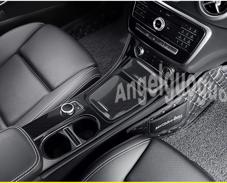Angelguoguo Крышка центральной консоли для Mercedes Benz A/GLA/CLA класс C117 W117 2012- автомобильные аксессуары для левостороннего привода