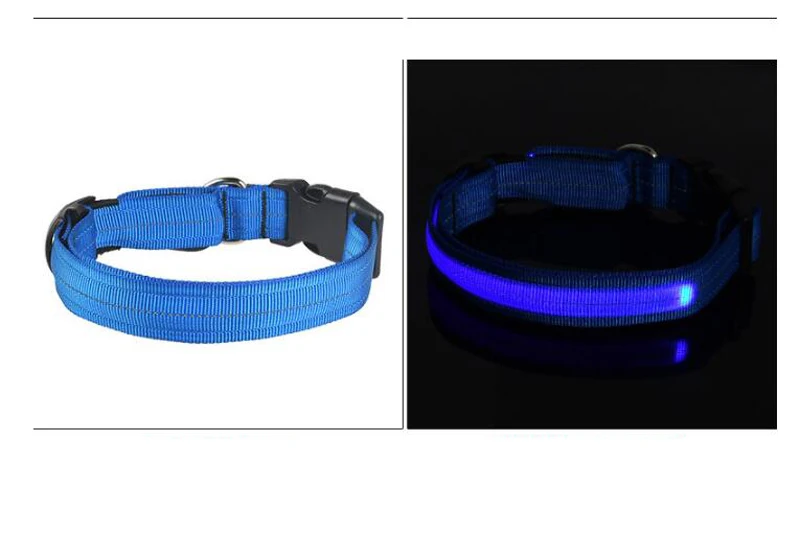 Pet USB Charging Collar LED Light Night Anti-lost Anti-car accident Charging Dog Collars Pet Luminous Safety Supplies            (12)