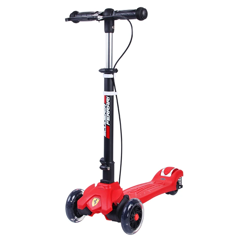 Children Roller Kick Scooter Child Wheel Roller Skates Foldable Foot Scooter Skateboards Child Swing Cart PVC Wheel 3-10years 4
