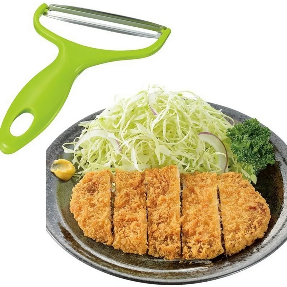 1PC Stainless Steel Knife Durable Vegetable Peeler Cabbage Wide Mouth Fruit Peeler Kitchen Tool Accessories