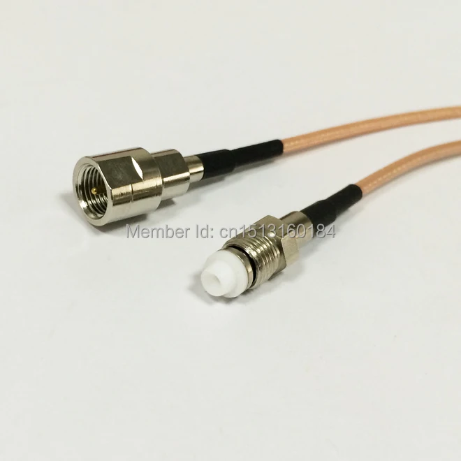 New Modem Coaxial Cable FME  Male Plug  Connector To  FME Female Jack  Connector  RG316 Cable Pigtail 15CM 6