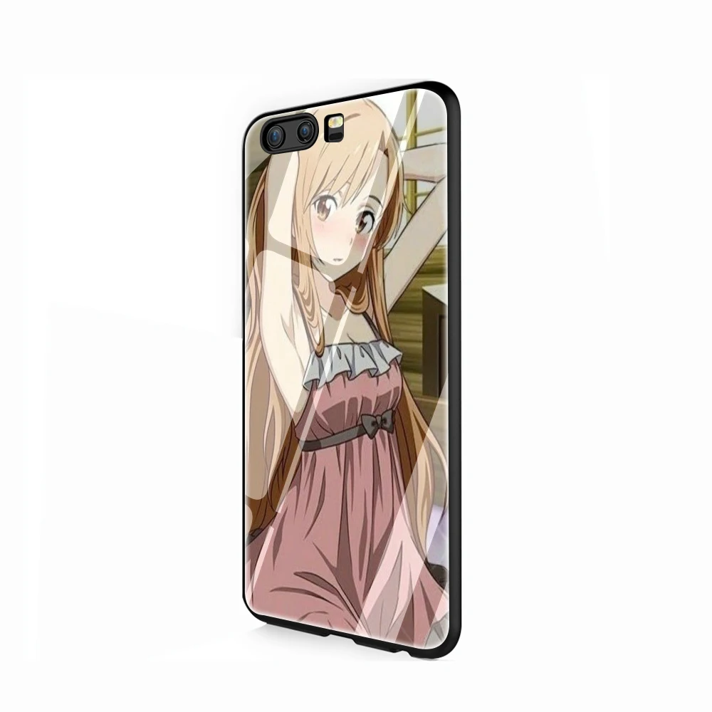 G8 Sword Art Online SAO аниме чехол из закаленного стекла для телефона huawei P10 P20 P30 Y6 Y9 Honor 8X 7A pro 9 10 Lite mate 20 Lite - Цвет: G8