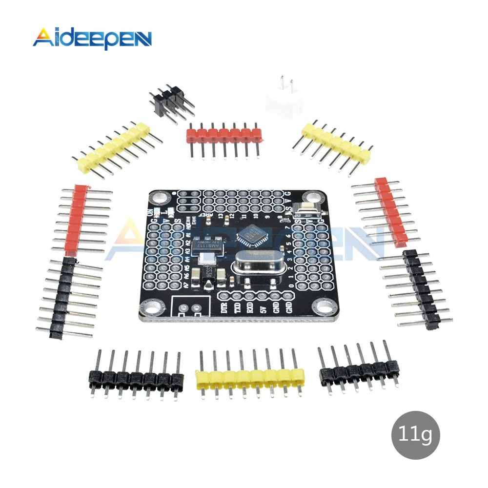 Atmega328 Pro Mini 3,3 V 5V Модуль платы для Arduino Mini 328 ATMEGA328P микроконтроллер CH340 Nano 3,0 сильная серия