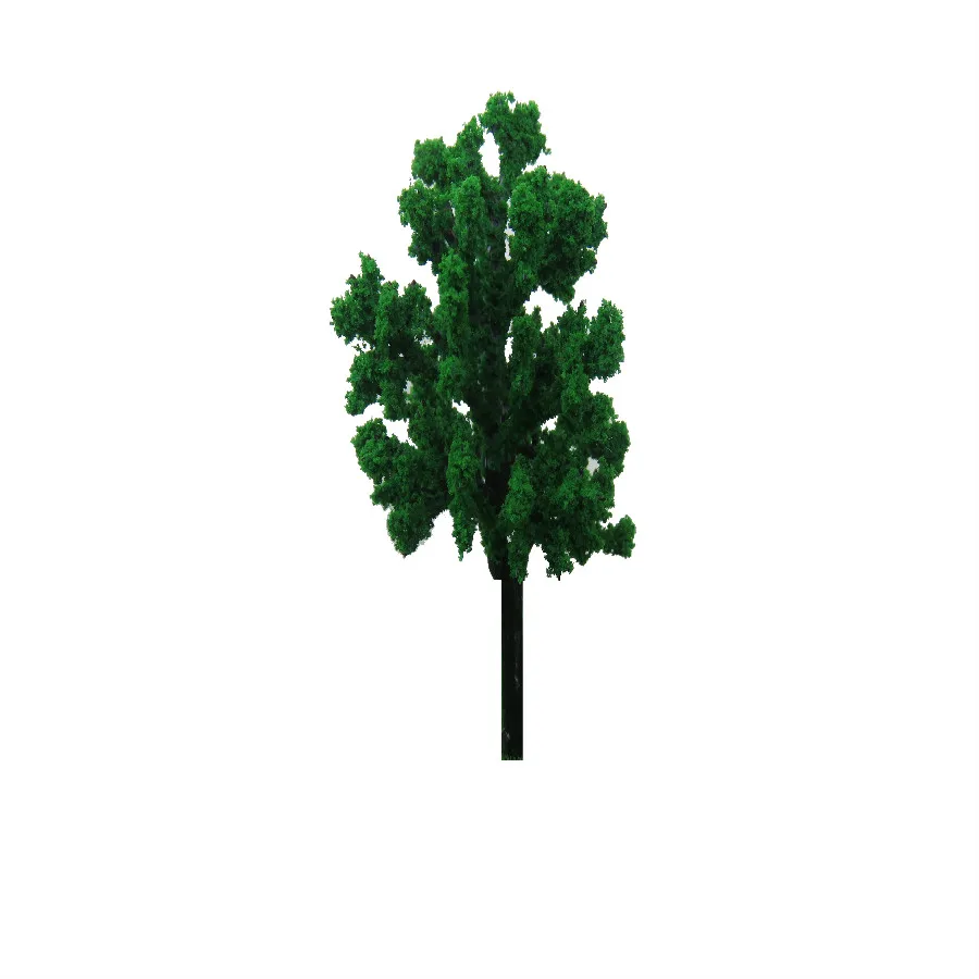 10pcs 6CM miniature green Plastic scale Model tree in modelbouw landscape ho N Z train layout |