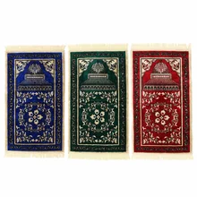 110x65 см Исламская мусульманская молитва ковер коврик на коленях коврик мусалла Eid подарок турецкий гобелен гостиная Спальня Декор плед с кисточками