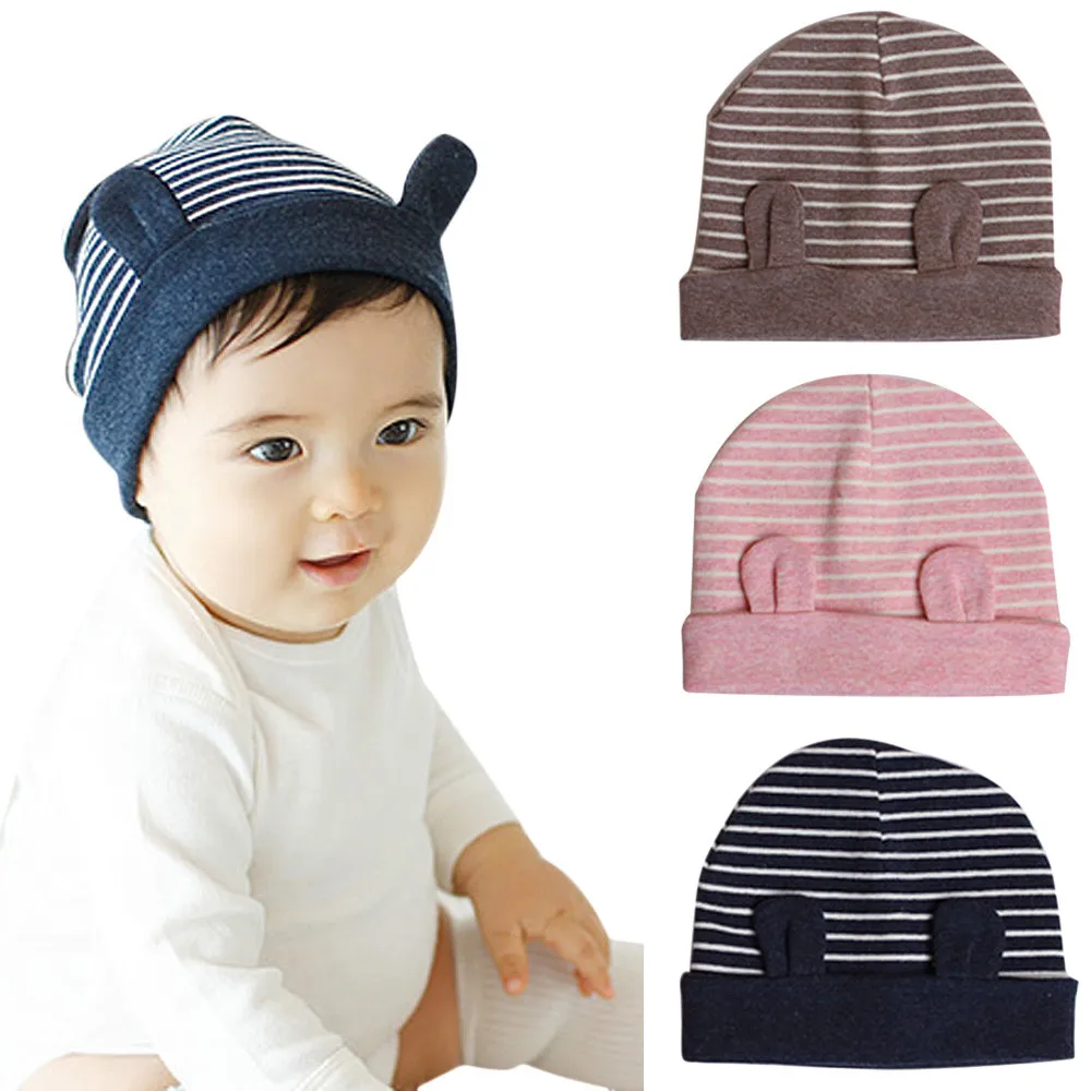 Knitted Ears Cap Baby Cartoon Hats Baby Hats Hedging cap Winter Autumn