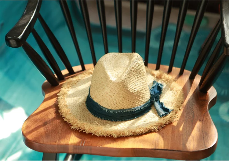 Новинка Панама соломенные из пальмового волокна шляпа для женщин и мужчин Западные Ковбойские шляпы с полями широкий WESTWORD лучшие мужские s летняя пляжная шляпа фетровая шляпа 40
