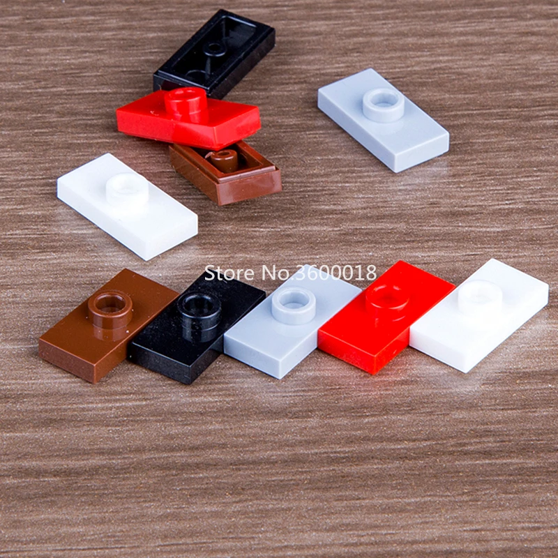 50 шт./лот DECOOL запчасти совместимы с 3794 1x2 одноточечная плита MOC кирпич DIY Блок