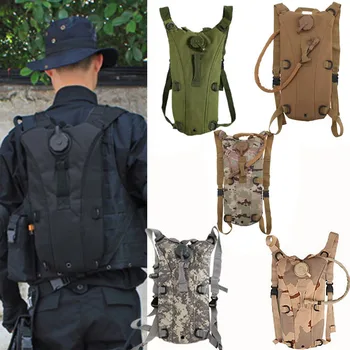 

2.5/3L Tactical Outdoor Hydration Water Backpack Waterproof Bag With Bladder For Hiking Climbing Riding 6 Colors