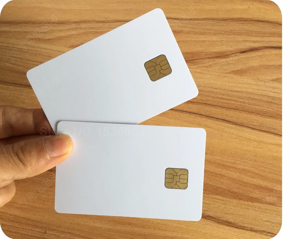 Новые белые пустой ПВХ 4428 карта с чипом IC с СКВ 4428 чиповая смарт-карта, 10 шт./лот